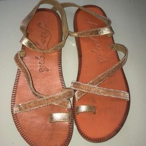 Free people never used sandals